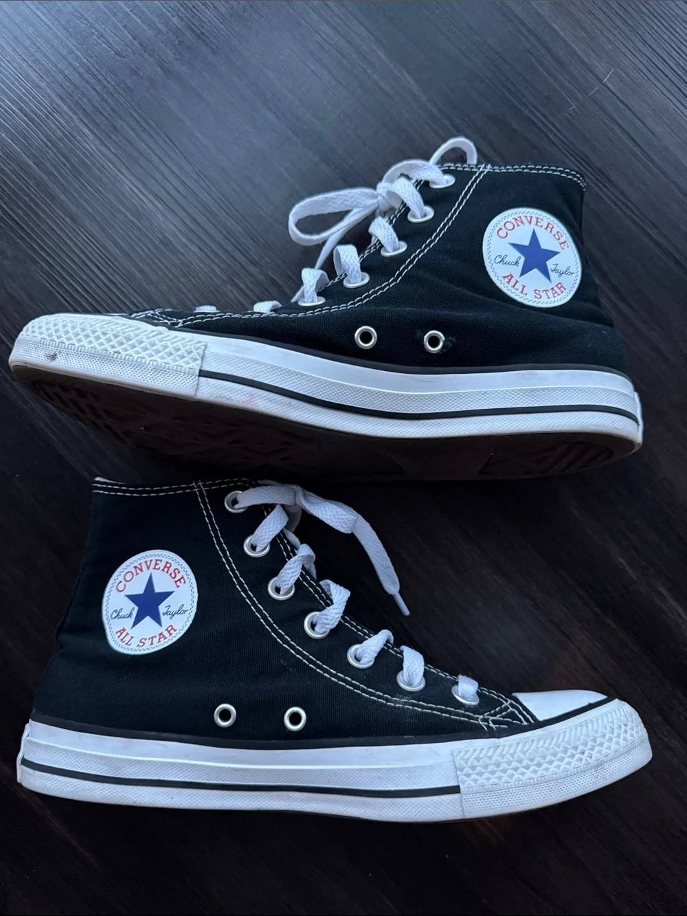 Like New Converse All Star Black and White Kids' High-Top Sneakers